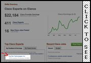 Cisco #1 on Elance