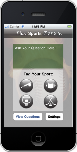 Sports iPhone App